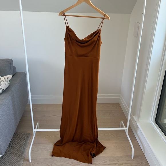 Fame and Partners Strappy Draped Gown - Picture 2 of 7